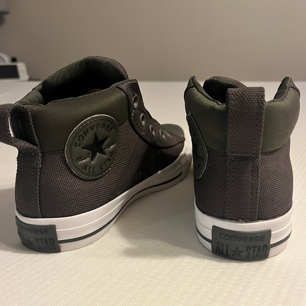 Size 7W, Chuck Taylor Street Mid Sneakers, Brown